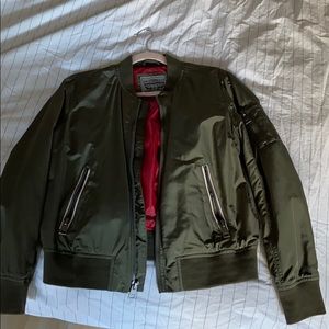 Levi’s green bomber
